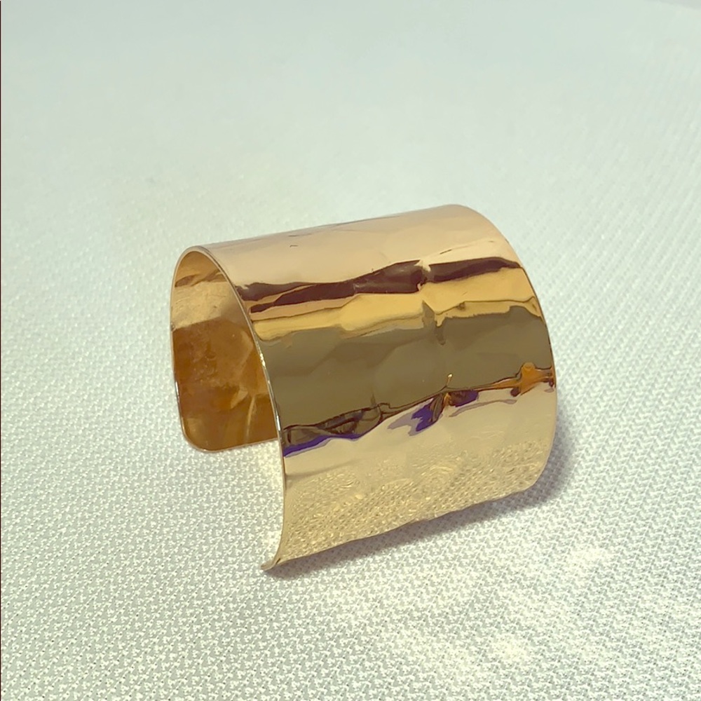 2 inch gold plated cuff